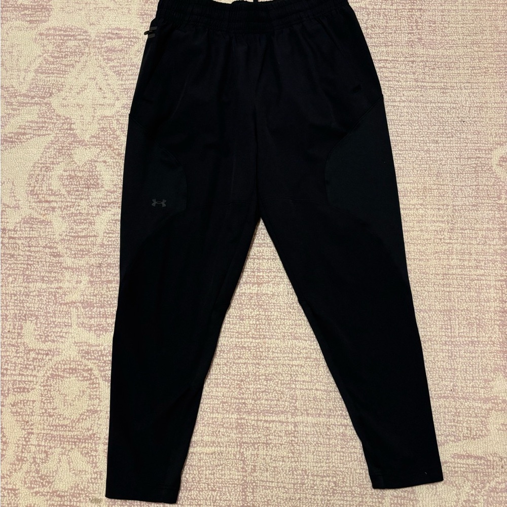 Black Athletic Tapered Pants